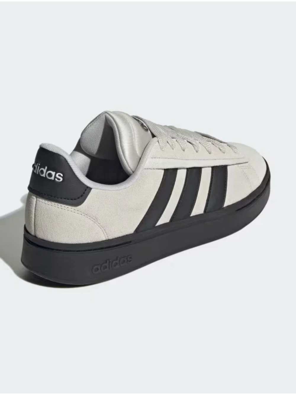 Adidas Grand Court Alpha Men’s Sneakers | Grey One / Core Black | Suede | NWT - Picture 7 of 15